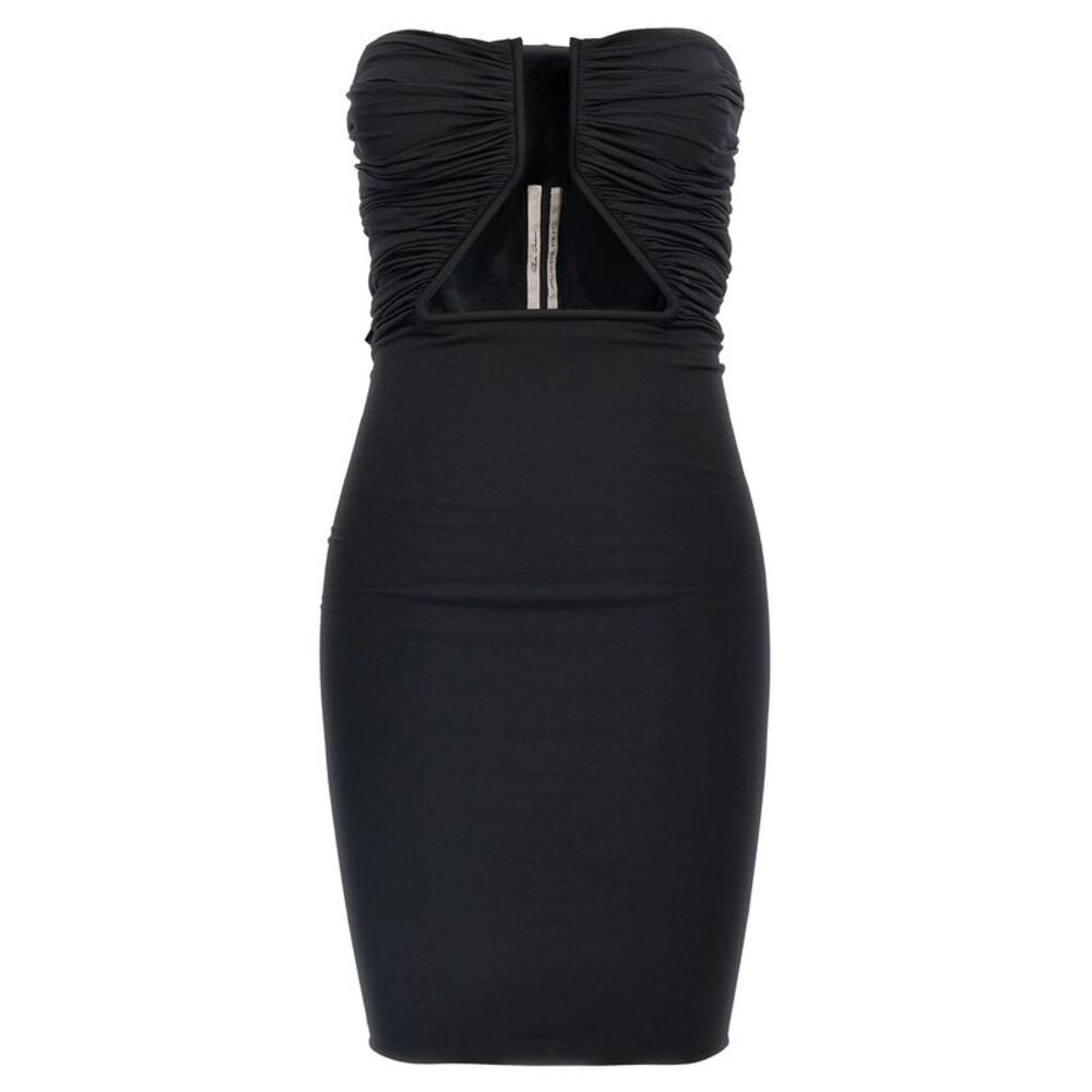Rick Owens Black Nylon Short Women's Dress